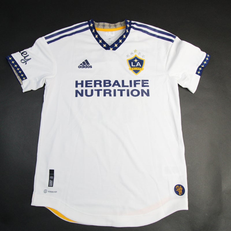 LA Galaxy adidas Game Jersey - Soccer Men's White New L