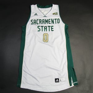 Sacramento State Hornets adidas Game Jersey - Basketball Men's Used L
