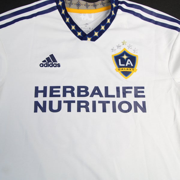 MLS #22 LA Galaxy 2022 Team Issued Adidas White Jersey / Shirt * Size Small  * NEW / NWT