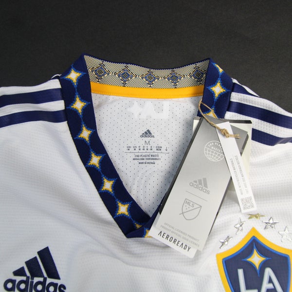 LA Galaxy adidas Game Jersey - Soccer Men's White New L
