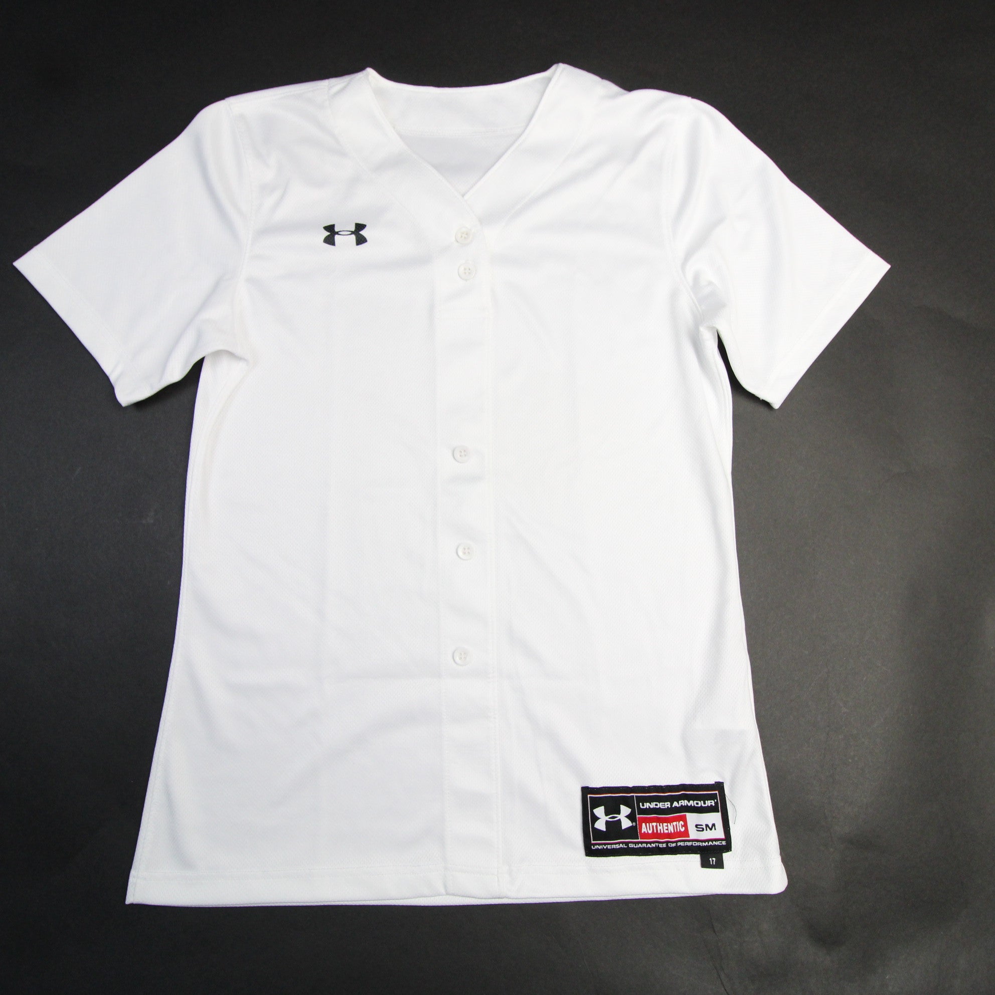 Under Armour Icon Faux Placket Baseball Jersey 2XL / White