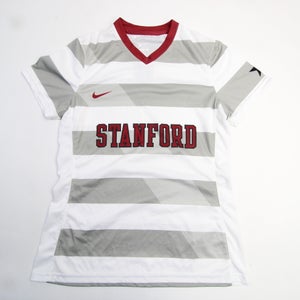 Stanford Cardinal Nike Game Jersey - Soccer Women's White/Beige Used L