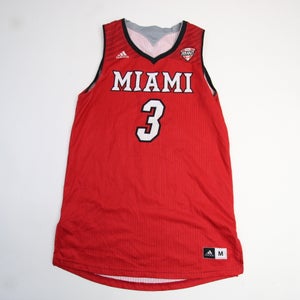 Miami RedHawks adidas Practice Jersey - Basketball Men's Red Used XL
