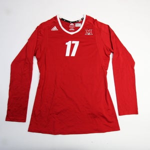 Miami RedHawks adidas Game Jersey - Soccer Women's Red/White Used L