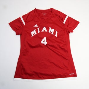 Miami RedHawks adidas Climacool Game Jersey - Soccer Women's Red Used M