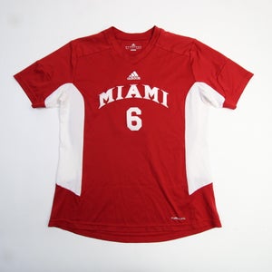 Miami RedHawks adidas Climacool Game Jersey - Soccer Women's Red Used L
