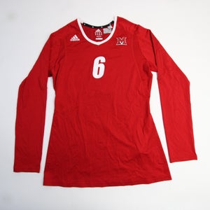 Miami RedHawks adidas Climalite Game Jersey - Volleyball Women's Used L