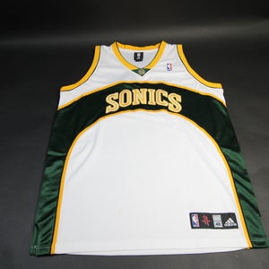 Seattle Supersonics adidas Game Jersey - Basketball Men's White/Green New 48