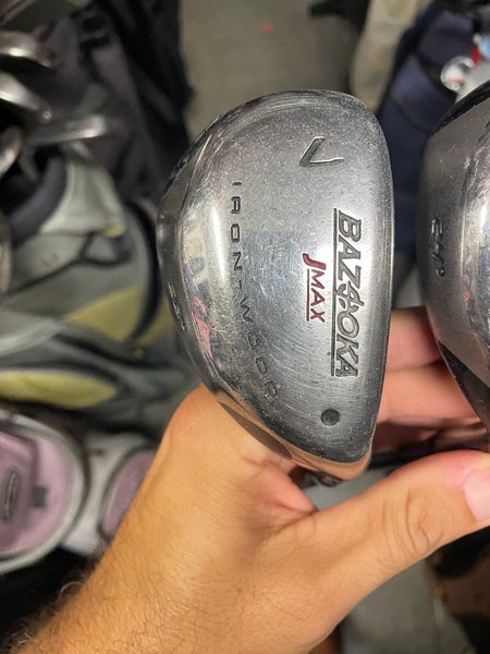 Tour edge bazooka hybrid woods 2 pc set ladies flex graphite shafts