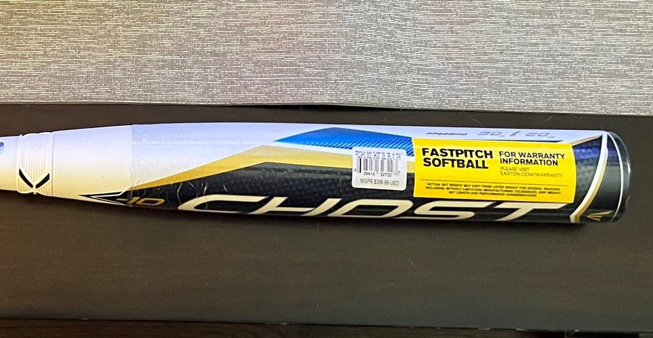 * New In Wrapper * Easton 2022 Ghost Double Barrel Fastpitch Softball Bat FP22GH10 30 In -10