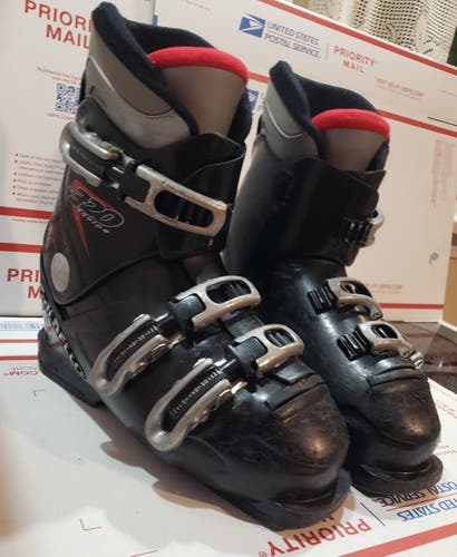 JR. DALBELLO SKI BOOTS YOUTH 5.5 DX 320 EQUIPE 280m/24.5 *USED* WASHED/CLEAN