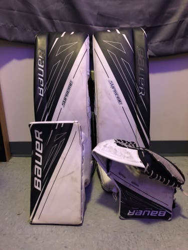32”+1 Bauer Supreme S190 hockey goalie full set