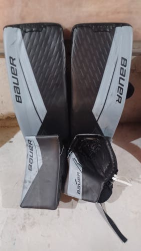 Used 35" Bauer Ultrasonic Goalie Full Set