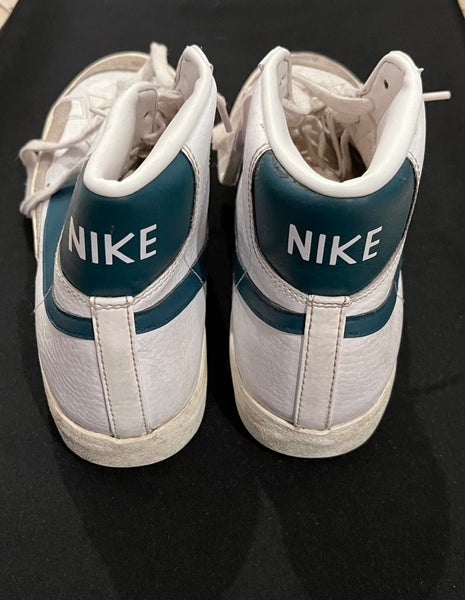 Used Nike Blazer Mid 77 Vintage White Dark Teal Green