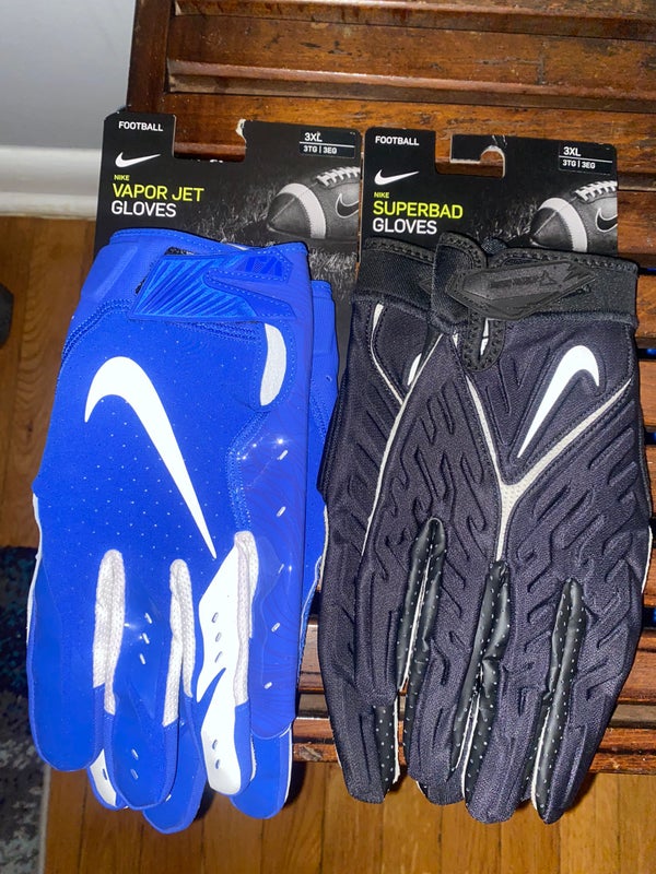 Nike Jordan VAPOR KNIT Football Gloves Green Camo USA Troops MAGNIGRIP Sz  3XL