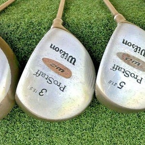 Wilson ProStaff WD Wood Set D,3,5,7 /  Ladies Graphite / NEW GRIPS / sa4784