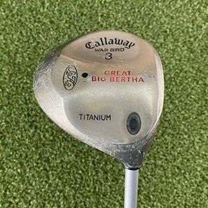 Callaway War Bird 3 Wood / RH / Senior Graphite ~42.5" / Good Grip / jl4539
