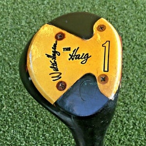 Walter Hagen The Haig Driver RH Regular Steel / Vintage Grip / Headcover /mm4435