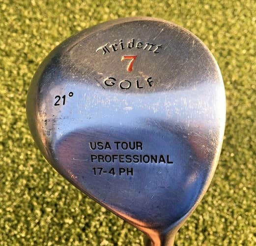 Trident Golf USA Tour 7 Wood 21* / RH / Stiff Graphite ~42" / New Grip / mm2872