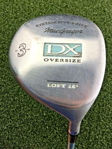 MacGregor DX Oversize 3 Wood 16* / RH ~40" / Ladies Graphite / Nice Grip /gw3222