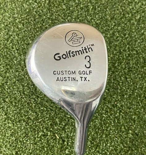 Golfsmith Custom Golf 3 Wood / RH / Senior Steel ~40.5" / Vintage / jl5101