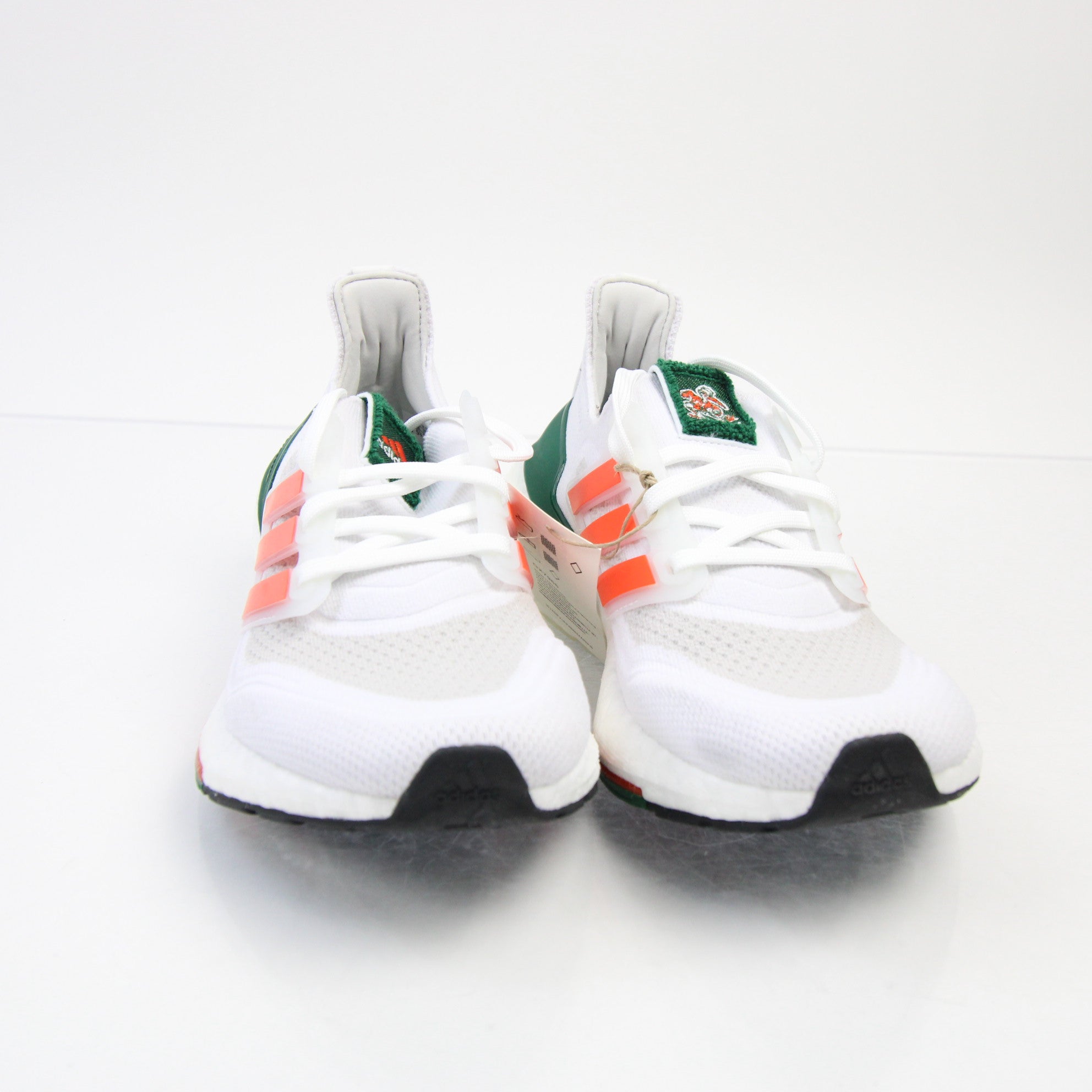 Miami Hurricanes adidas Running Jogging Shoes Men's Green/White New 15