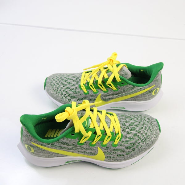 Men's Nike Gray/Yellow Oregon Ducks Air Zoom Pegasus 36 Running Shoes