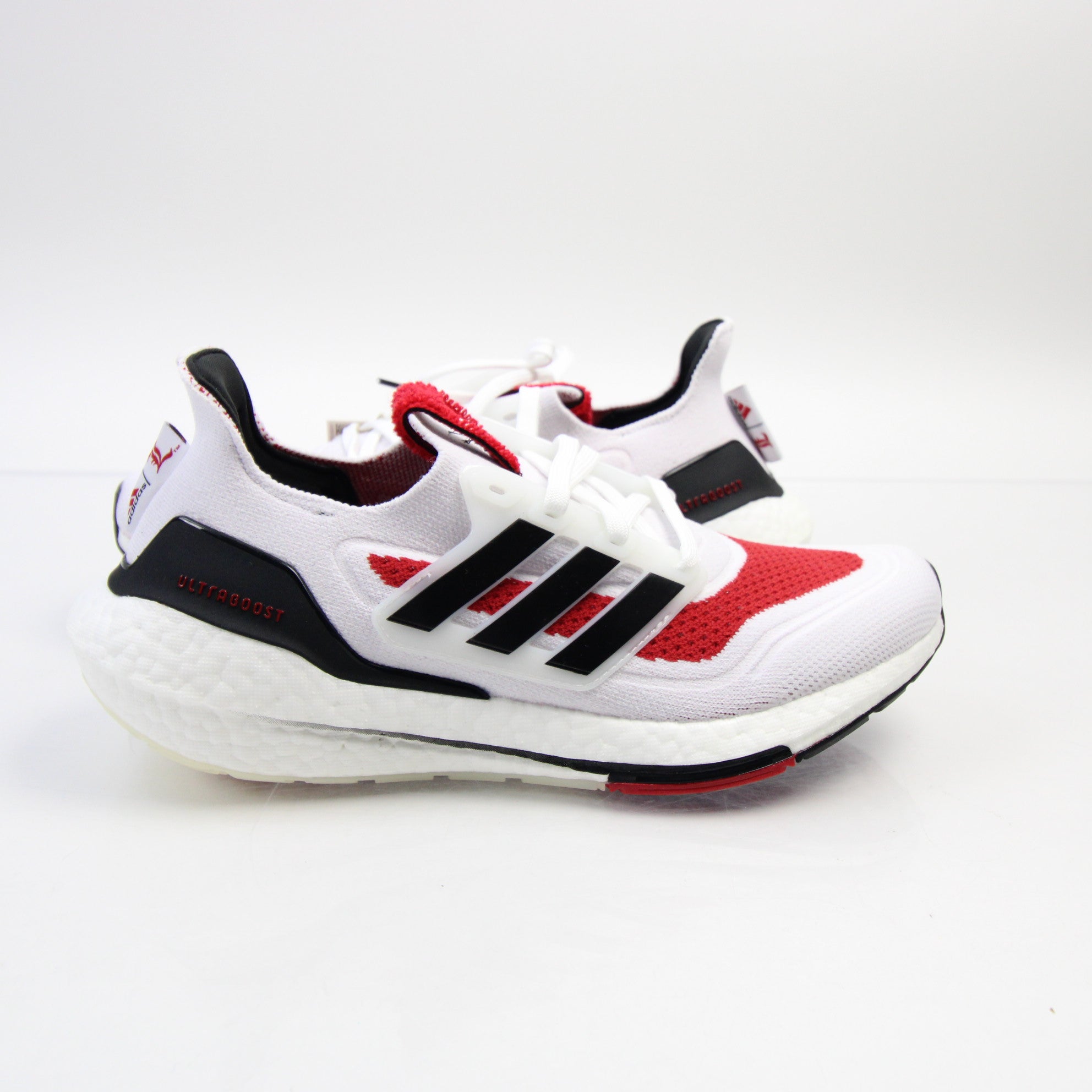 Louisville Cardinals adidas Running Jogging Shoes Men's Light Gray/Red Used  10 - Locker Room Direct