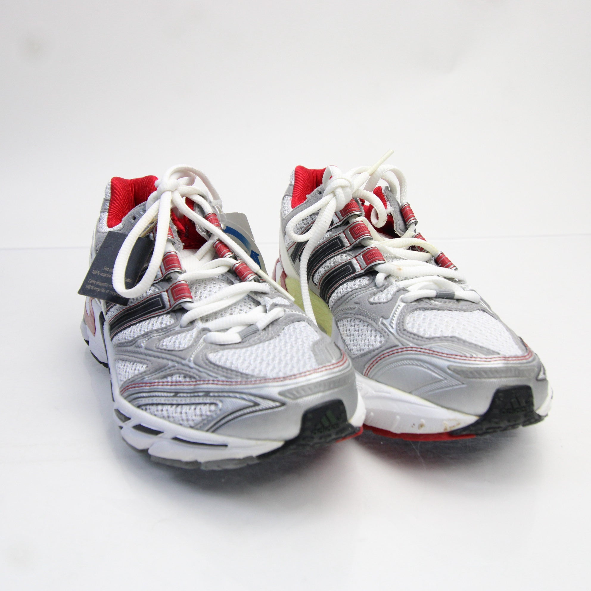adidas Running Jogging Silver/Red New without Box 7 | SidelineSwap