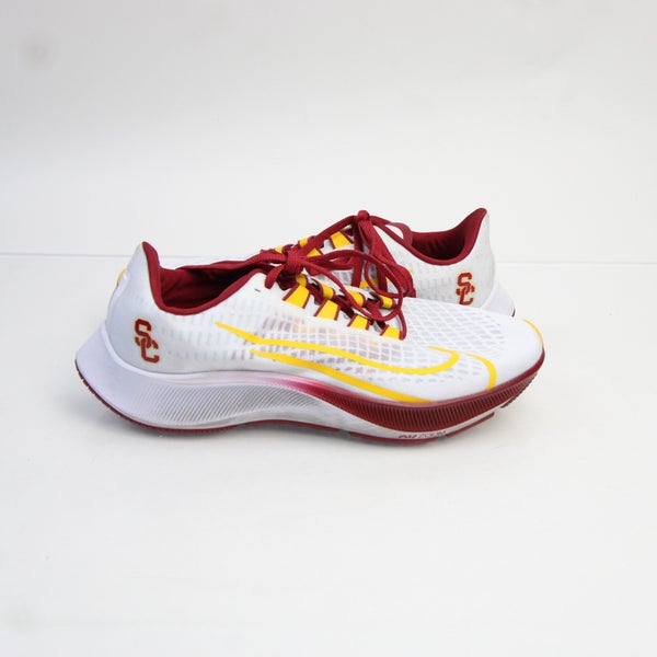 USC Trojans Nike Zoom Running Jogging Shoes Men's White/Maroon