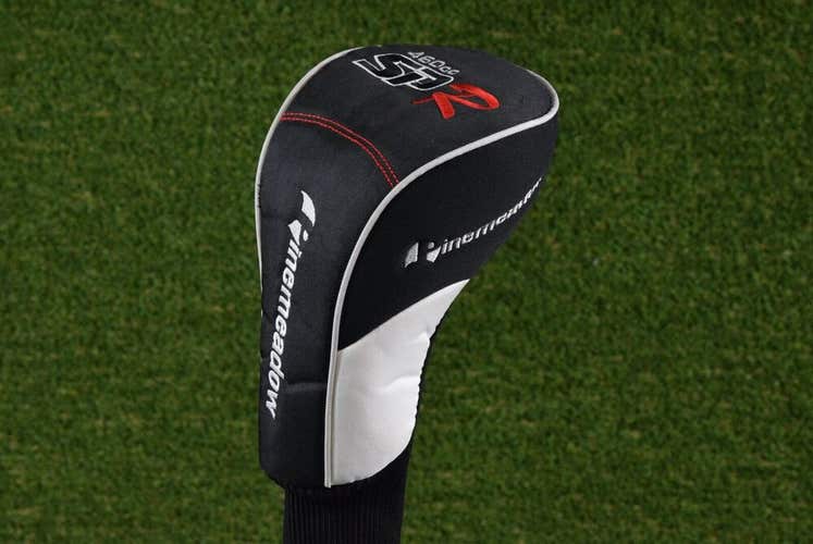 PINEMEADOW 460CC SPR DRIVER HEADCOVER, BLACK RED
