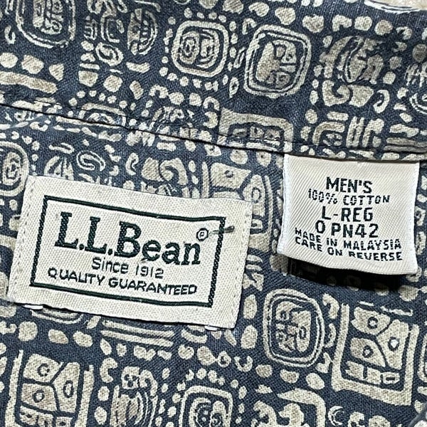 L.L. Bean Fish Button-Front Shirts for Men