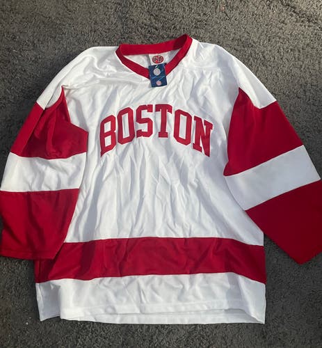 White Boston University Hockey Jersey