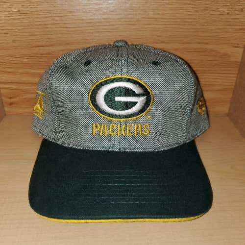 Vintage Green Bay Packers Sports Strap Back Cheesshead Cap Hat