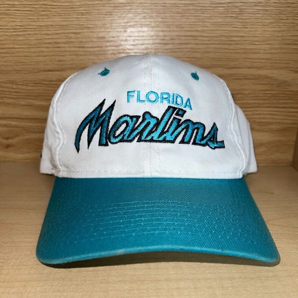 Florida Marlins Vintage Sports Specialties Script The Twill Snapback Cap Hat