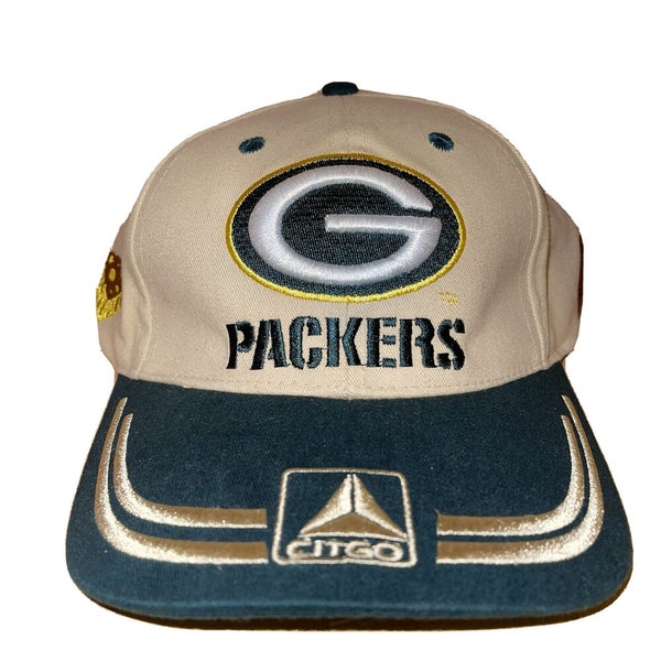 Green Bay Packers Hat Cap Black Strap Back Adjustable NFL Football  Cheesehead