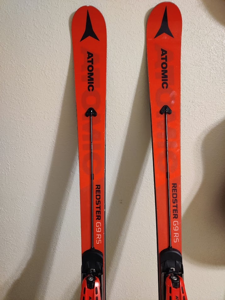Used Unisex 2019 Atomic 177 cm Racing Redster G9 Skis With Atomic X12