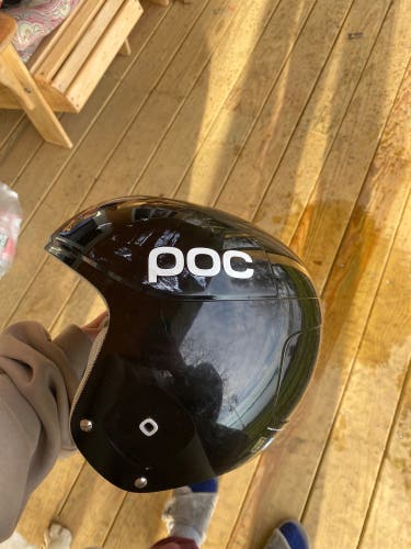 Used Medium POC Skull Orbic X Spin Helmet FIS Legal