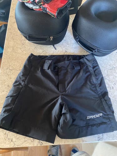 Black Used Medium Spyder Shorts