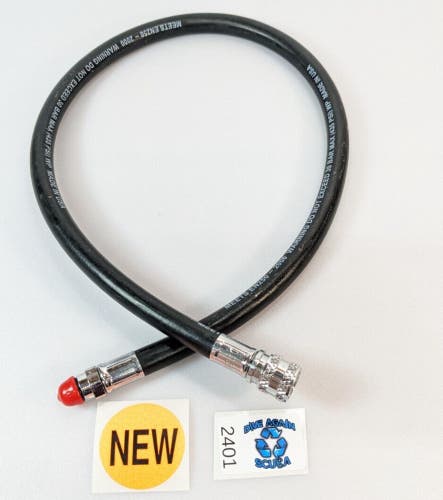 NEW Standard Scuba 28" BC BCD Power Inflator Low Pressure LP Hose 28in. 3/8"
