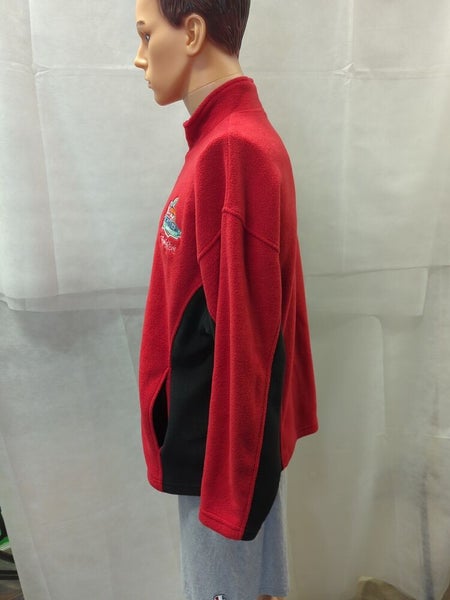 Vintage Maryland Terrapins Chick-fil-A Peach Bowl 1/4 Zip Fleece Jacket M NCAA