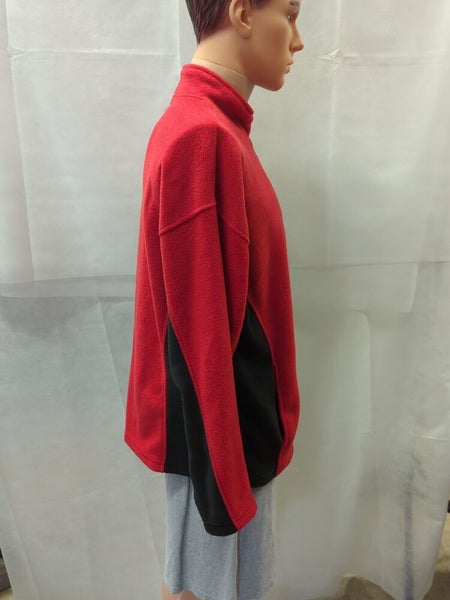 Vintage Maryland Terrapins Chick-fil-A Peach Bowl 1/4 Zip Fleece Jacket M NCAA