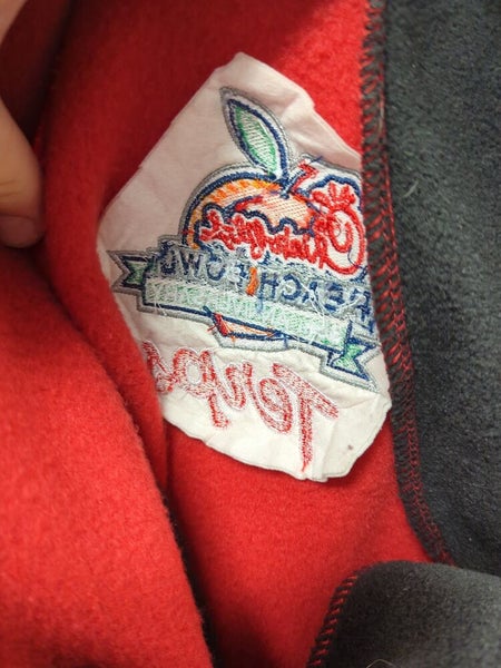 Vintage Maryland Terrapins Chick-fil-A Peach Bowl 1/4 Zip Fleece Jacket M NCAA