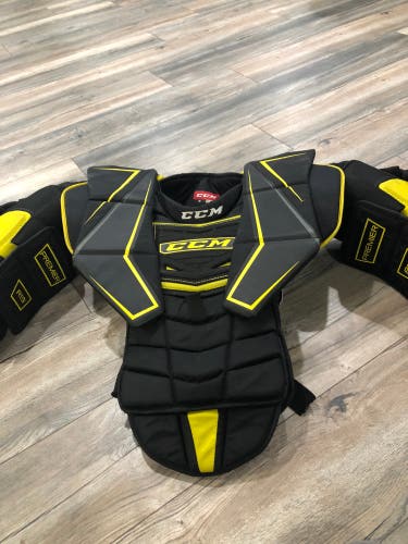 Used Medium CCM  Premier R1.9 Goalie Chest Protector