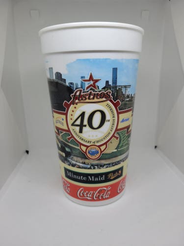 Houston Astros 40th Anniversary Souvenir Cup