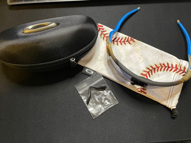 New York Mets Oakley Radar EV Path Pine Tar Sunglasses