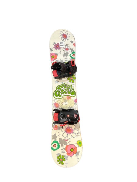 Used Fly Girl 135 Cm Women's Snowboard Combo