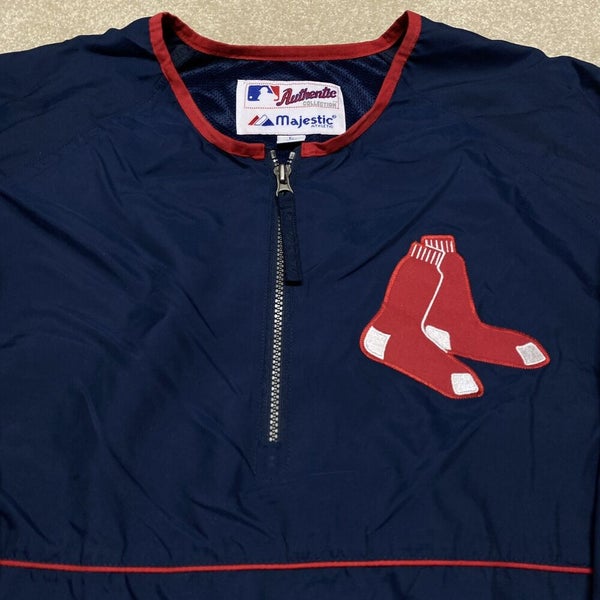 BASEBALL BOSTON RED SOX JACKET JERSEY MAJESTIC SIZE L ADULT