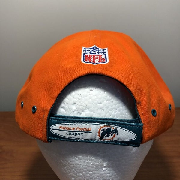 Reebok NFL Miami Dolphins Apparel On Field Hat Cap Adjustable Teal Orange  Reebok