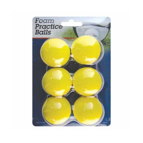 Intech Golf Foam Practice Balls (6 Pack) - Golf Practice